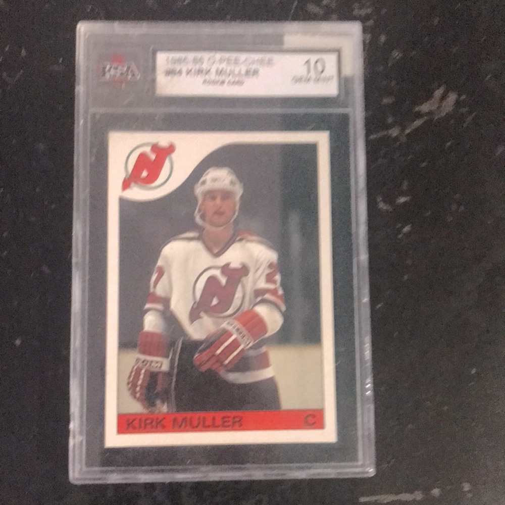 1984 Kirk Muller Rookie Card graded 10 gem mint
